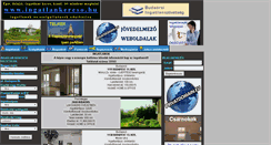 Desktop Screenshot of ingatlankereso.hu
